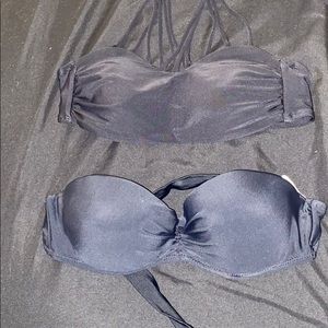 2 bathing suit tops